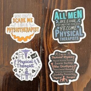 Physical Therapist Sticker Set